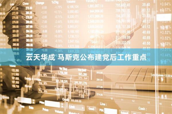 云天华成 马斯克公布建党后工作重点