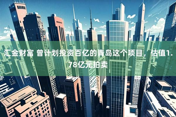 汇金财富 曾计划投资百亿的青岛这个项目，估值1.78亿元拍卖
